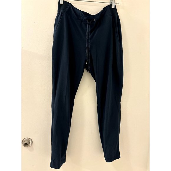 Womens Navy Blue Athleta Joggers Size 8 - Picture 1 of 4